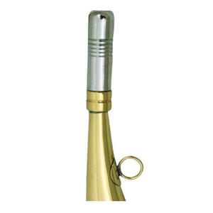 แตรสัญญาณสำหรับนักล่าแบบขับเคลื่อนด้วยมือนักเล่นเกมทองเหลืองขนาดเล็กสำหรับสุนัขเรียกสุนัขล่าสัตว์แตรเต้นตีของแท้ยิงล่าสัตว์ - Product Image 3