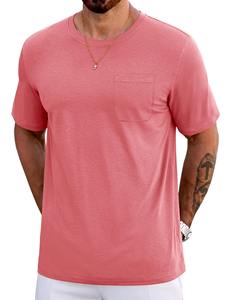 Men's Casual <b>T</b>-<b>shirts</b> UPF 50+ Sun Protection <b>Shirts</b> Short Sleeve with Pocket <b>Moisture</b> <b>Wicking</b> Lightweight <b>T</b>-<b>shirts</b> - Product Image 3