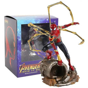 New Spiderman Action <b>Figure</b> Set PVC <b>Resin</b> Hero Figurine on Propulsor for Collecting Military and Model Toy Style - Product Image 1