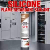 Mastic ignifuge SR-18-1 Classe B, silicone neutre à faible émission de fumée pour la pénétration murale et les chemins de câbles