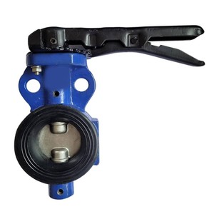 Type de plaquette de précision DN40 vanne papillon DIN Standard tige en acier inoxydable bon fonctionnement pour système d'eau - Product Image 4