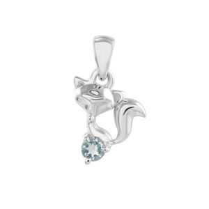 Nouveaux meilleurs vendeurs 925 en argent Sterling en forme de lune pendentif CZ rose pierres précieuses breloques bijoux de mode - Product Image 6