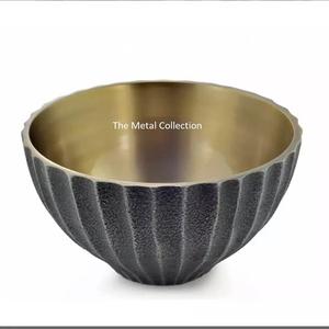 Cuenco de servicio de frutas con estilo, cuencos de Metal para cocina, Hotel, restaurante, acabado esmaltado, diseño moderno - Product Image 3