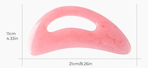 Résine en forme de coeur Gua Sha/outil Gua Sha/massage facial Gua Sha bénéfice Gua Sha pour la santé du visage et de la peau masseur gua sha en résine - Product Image 6