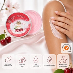 Yogurt Corporal Cherry Spa, Crema Corporal Humectante y Nutritiva con Aroma Frutal, Cuidado Ligero para una Piel Suave, Tersa y Sedosa, Crema Corporal Premium - Product Image 2
