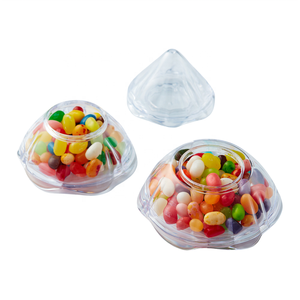 Boîtes cadeaux de Noël en plastique recyclable en forme d'arbre à 3 couches Kwang Hsieh avec couvercles, qualité alimentaire pour chewing-gum, gelée, jus et sucre - Product Image 1