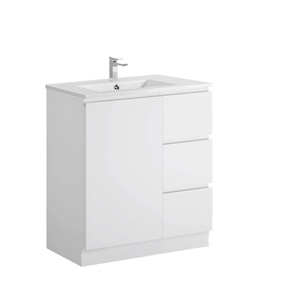 Highly Effective Floor Mount Storage Cabinet <b>Freestanding</b> <b>Bathroom</b> Vanity with Sink - Product Image 1