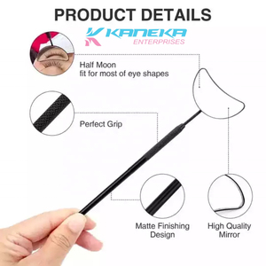 Miroir cosmétique mural grand format de qualité supérieure, cadre en acier inoxydable plaqué or, vue arrière claire, utilisation quotidienne, ensembles de cils personnalisés - Product Image 4