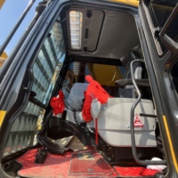 Excavatrice sur chenilles Komatsu PC350 d'occasion, 35 tonnes, moteur fiable, pompe, roulement, PLC, capacité de la benne de 1,8 m, testée et certifiée