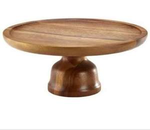 Elegante soporte de pastel de madera de estilo corto Artículo de decoración para el hogar y la cocina Herramientas de pastel de diseño innovador para uso en la cocina - Product Image 4