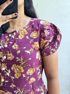 เดรสแม็กซี่ผ้าฝ้ายนุ่มแขนสั้นชุดนี้ดูน่าทึ่ง - Product Image 6