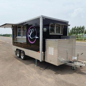 Restaurante móvil personalizado Hot Dog Taco Truck Cafetería Carrito de comida móvil Remolque Camión de comida móvil. - Product Image 2