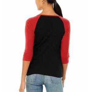 T-shirt de sport pour femme avec logo personnalisé, respirant, en polyester et coton, pour la salle de sport, la course à pied, le jogging, vêtements de sport actifs - Product Image 5