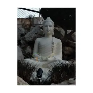 High Quality FRP Material Buddha Statue Antique Handmade Customize Size Large Size FRP Sculpture Buddha Statue For Temple