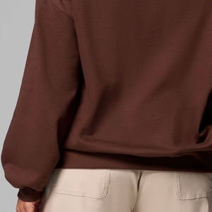 Sudadera de Mujer con Cuello Redondo y Logotipo Personalizado, Hombros Caídos y Mangas Largas / Ropa Casual con Material de Alta Calidad - Product Image 6