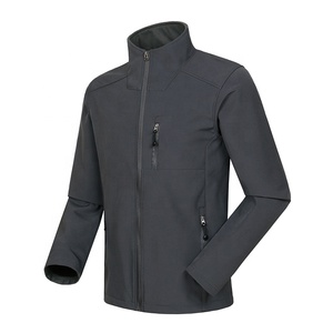 Suéter polar con Forro cálido para exteriores para hombre, chaqueta de concha, Sudadera con capucha de viento de Color sólido, chaqueta holgada con cremallera y capucha - Product Image 5