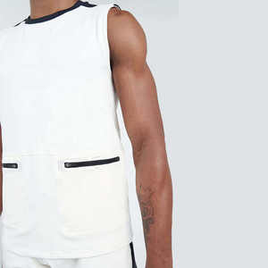 Custom Muscle Culturismo Stinger Camisas Fitness en blanco sin mangas Stringer Training Casual Gym Tank Tops - Product Image 3