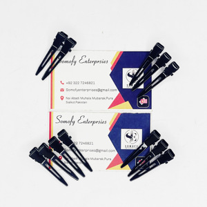 Somofy Enterprises-Herramientas de extensión de cabello de acero inoxidable negro, 12 unidades, de alta calidad, sostenible, Etiqueta Privada - Product Image 6