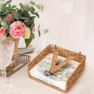 ที่ใส่ผ้าเช็ดปากปอกระเจาทรงสี่เหลี่ยมทันสมัยสำหรับโต๊ะสไตล์เก๋ไก๋สำหรับรับประทานอาหารที่บ้านและห้องครัวใช้ในร้านอาหารโต๊ะใช้ในอินเดีย - Product Image 6