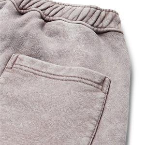 Custom Blank Sweat <b>Short</b> Drawstring Acid Wash Raw Edges Vintage Plain French Terry Cotton Fleece <b>Jogger</b> Sports Men s <b>Short</b> - Product Image 3