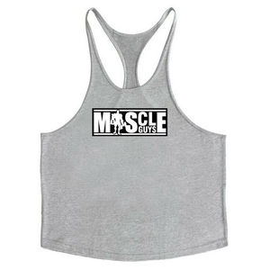 2025 camisetas sin mangas deportivas para hombre 100% camisetas de algodón con bolsillo para gimnasio Fitness Muscleman Stringer chaleco personalizado hombre Camiseta sin mangas - Product Image 5