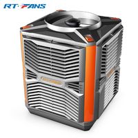 Enfriador de Aire Evaporativo de Pared RTFANS con Instalación en Techo, Sistema de Refrigeración Comercial e Industrial de Bajo Consumo