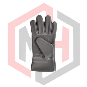 ถุงมือกันความร้อนสูง สีเทา วัสดุสั่งทำพิเศษ ป้องกันไฟและความร้อน ใช้งานทั่วไป ทนทาน หนา 7 ออนซ์  ข้อมือถัก - Product Image 3