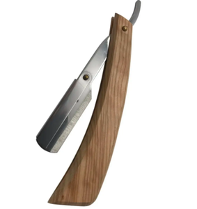 Maquinillas de afeitar de garganta de corte recto de acero inoxidable a bajo precio al por mayor para afeitado de salón, depilación corporal, bolsa refrescante sin humedad - Product Image 6