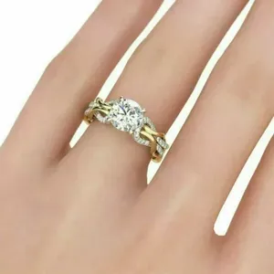 Tishya Diamond 925 plata esterlina mujer 3,00 Ct Moissanite anillo de compromiso estilo Vintage anillo fino para boda y Aniversario - Product Image 3