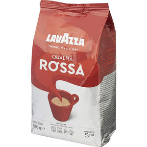 Lavazza Qualita Rossa Grains entiers 1 kg en vrac - Meilleure vente de mélange traditionnel pour les marchés d'exportation - Product Image 1