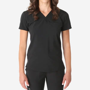 Vente en gros Ensemble de gommage médical personnalisé, extensible dans les quatre sens, hyper respirant, infroissable, uniformes d'infirmière et d'hôpital - Product Image 2