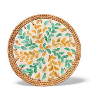 Mantel Individual Bohemio de Nácar con Ratán para Pedidos al por Mayor con Atractivos Precios de Mayoreo desde Vietnam - Product Image 1