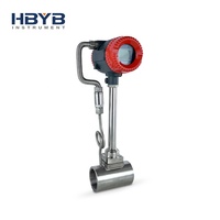 Medidor de Flujo Vortex Roscado para Gas Natural Industrial, Agua de Enfriamiento, Aceite Ligero y Metanol, para Tratamiento de Aguas en Metalurgia