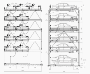 <span class=keywords><strong>Psh</strong></span> Chất lượng cao và bán hàng đầu với thang máy và đi qua máy đỗ xe - Product Image 2