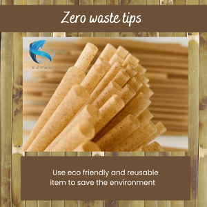 Custom Logo Sugarcane Fiber <b>Straws</b> Wholesale Eco <b>Drinking</b> <b>Straws</b> - Product Image 5