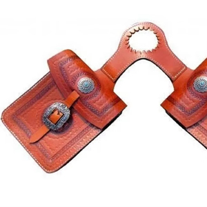 Sacs de selle de saut équestre en cuir véritable de haute qualité usinés à la main vêtements d'équitation occidentale pour chevaux - Product Image 1