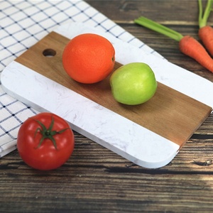 Tabla de cortar de madera y resina de nuevo diseño para cocina, para cortar alimentos, verduras, frutas y preparar carne - Product Image 3