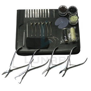 Dernier nouveau Kit d'outils d'extension de cheveux 2023 avec accessoires de Salon complets en finition polie argentée - Product Image 1