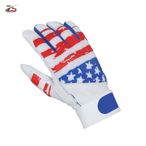 Gants de frappeur de baseball et softball avec logo personnalisé de meilleure qualité pour adultes Nouveau cuir fabriqué au Pakistan à bas prix pour l'extérieur - Product Image 4