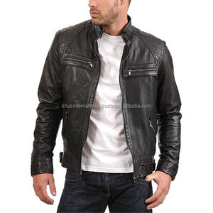Chaqueta de piel de vaca personalizada de alta calidad para hombre Chaqueta de moto de alta calidad Trabajador profesional al por mayor más popular - Product Image 1