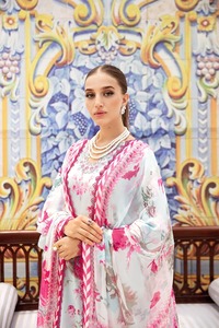 Luxe 2025 Designer coton pelouse robe personnalisé Style Sexy avec broderie lourde et bouton de diamant dernière tenue de soirée décontractée - Product Image 2