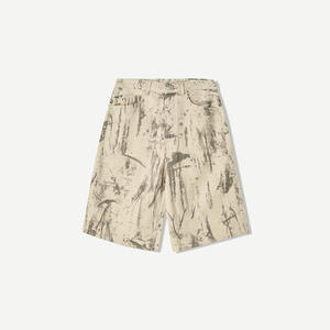 กางเกงขาสั้นผู้ชายวินเทจฟอกสีอินเทรนด์ลำลองทุกวัน - Product Image 1