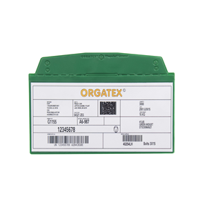 Taschina autoadesiva con 2 strisce adesive 1/3 DIN A4, Verde, 10 pz. / Confezione.- 2SDSK/1310-05 - Product Image 1