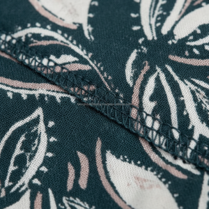 High Quality Women's Mid Waist Winter Floral Vintage Lightweight Palazzo Pants Soft Stretch Casual Wide Leg <b>Trousers</b> Wholesale - Product Image 6