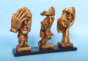 Nirmala - Adorno Decorativo de Resina con Figura de Gandhi, Decoración para el Hogar, Decoración de Mesa, el Mejor Regalo de Cumpleaños o de Inauguración de Casa, Estilo Indio - Product Image 3