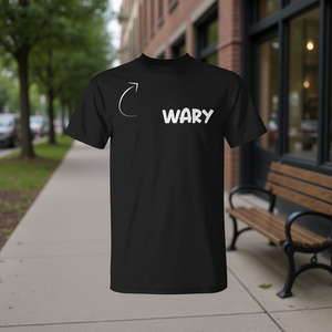 T-shirt à manches courtes col rond unisexe pour adulte, motif personnage de personnalité complexe, pour activités promotionnelles, impression sérigraphique - Product Image 3