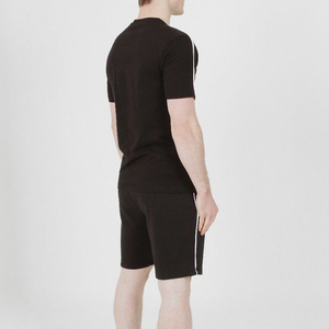 Ropa deportiva para hombre, conjunto de chándal, Camiseta lisa de manga corta de verano, ropa deportiva, pantalones cortos, chándal, trajes de 2 piezas, conjuntos de joggers de gimnasio - Product Image 5