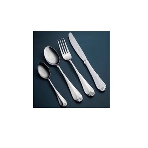Juego de Cubiertos Plateados de Acero Inoxidable con Diseño en el Mango, Vajilla Vintage para Hotel - Product Image 6