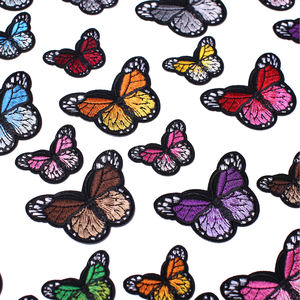 Ensemble de 36 pièces de magnifiques patchs brodés en forme de papillon, différents types, à repasser, de haute qualité, pour vêtements - Product Image 5