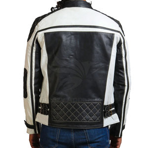 Chaqueta de Motociclista para Hombre, Nueva, de Alta Calidad, Hecha de Cuero, MOQ Bajo - Product Image 5